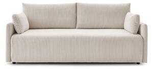 Beżowa sztruksowa rozkładana sofa 211 cm Marcel – Bobochic Paris