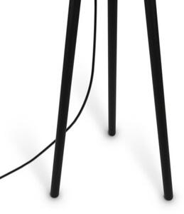 Lampa podłogowa czarna z abażurem Calvin Maytoni Z177FL-01B