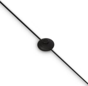 Lampa podłogowa czarna z abażurem Calvin Maytoni Z177FL-01B