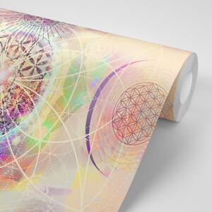 Samoprzylepna tapeta Mandala w ciekawym designie