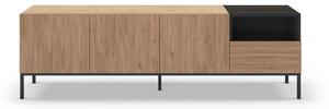 Szafka pod TV w naturalnym kolorze 180x55 cm Cailin – Marckeric