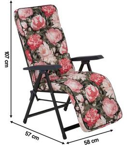 Fotel ogrodowy PATIO Lena Plus Black Edition A101-23PB