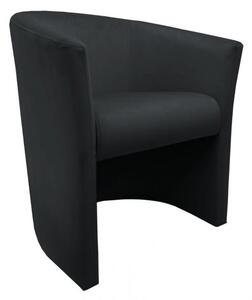 Fotel MAROS VELVET czarny