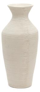 Wysoki kremowy ręcznie wykonany wazon (wysokość 72 cm) Pria – Kave Home