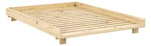 Łóżko dwuosobowe z litego drewna sosnowego ze stelażem 160x200 cm Social Bed – Karup Design