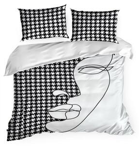 Pościel EUROFIRANY Premium 220 x 200 Biało-czarny