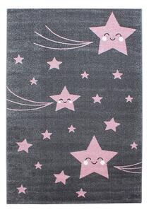Różowo-szary dywan dziecięcy 140x200 cm Kids – Ayyildiz Carpets