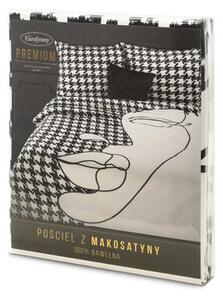 Pościel EUROFIRANY Premium 220 x 200 Biało-czarny