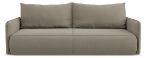 Beżowa rozkładana/ze schowkiem sofa 216 cm Nanea – Makamii