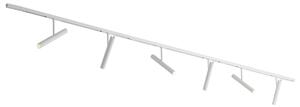 Nowoczesny system szynowy biały z 6 reflektorami białymi 1-fazowy - Slimline Avery