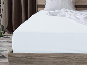 Prześcieradło jersey lodowy niebieski 90 x 200 cm