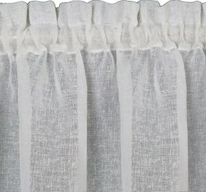 Firana gotowa EUROFIRANY Rozalie 150 x 30 cm BiaÅy