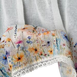 Firana gotowa EUROFIRANY Rozalie 150 x 30 cm BiaÅy