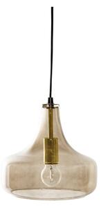 Brązowa lampa wisząca ze szklanym kloszem ø 25,5 cm Yuser – Bloomingville