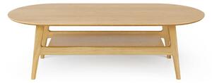 Stolik w dekorze dębu w naturalnym kolorze 60x130 cm Curved – Woodman