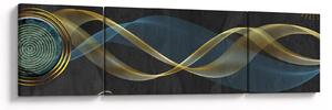 Obraz - Abstrakcja (170x50 cm)