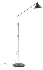 Czarna lampa stojąca z metalowym kloszem (wysokość 220 cm) Dione – Kave Home