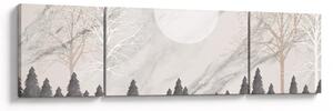 Obraz - Zimowy krajobraz (170x50 cm)