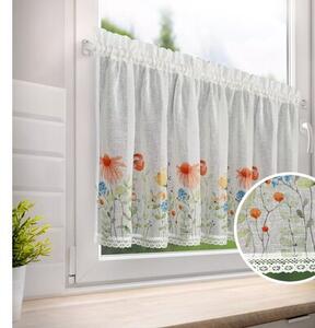Firana gotowa EUROFIRANY Nati 150 x 60 cm BiaÅy