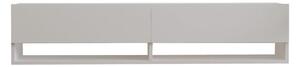 Biała szafka pod TV 141x31x30 cm Arges – Kalune Design