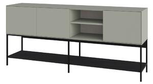 Zielono-czarna komoda 180x80x40 cm Amira – Marckeric