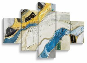 Obraz - Kolorowy marmur (125x70 cm)