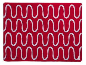 Czerwony koc 150x200 cm Swirl – noo.ma