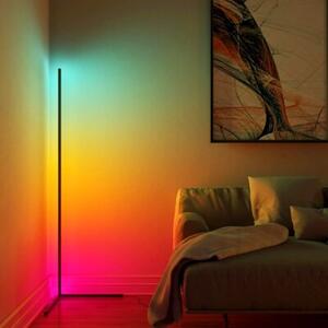 Lampa podłogowa MASTERLED LED RGB 20W 140cm pilot stojąca czarna