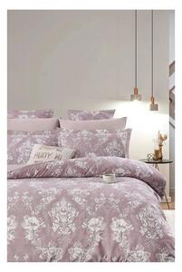 Różowa pościel dwuosobowa z bawełny renforcé z prześcieradłem 200x220 cm – Mila Home
