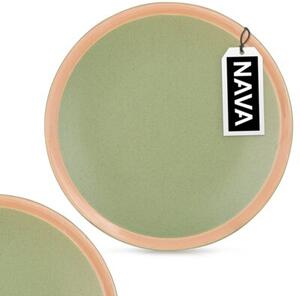 Talerz deserowy ceramiczny zielony ARTHENA GREEN 21 cm