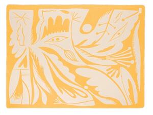 Żółty koc 165x200 cm Lino – noo.ma