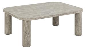 Jasnoszary stolik w dekorze marmuru 75x100 cm Solano – Actona