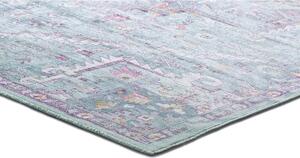 Turkusowy dywan z wiskozy Universal Lara, 170x120 cm