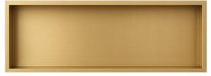 Półka łazienkowa wnękowa HYDROSAN IGA-GL-90X30X10 Złoty szczotkowany 90x30x10 cm