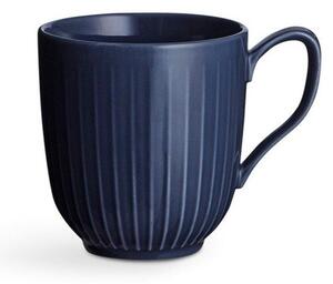 Ciemnoniebieski porcelanowy kubek Kähler Design Hammershoi, 330 ml