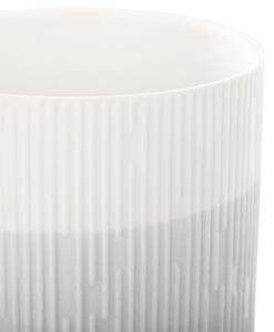 Ceramiczna doniczka FINO szara