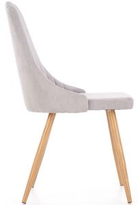 Uniwersalne krzesło tapicerowane K285 - jasny szary