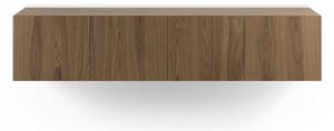 Szafka pod TV w dekorze dębu w naturalnym kolorze 180x38x35 cm Daroca – Marckeric