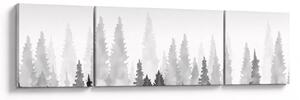 Obraz - Szczyty lasów (170x50 cm)