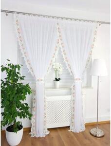 Elegancka Firana z Woalu z GipiurÄ - Klasyczna, Stylowa, i Funkcjonalna!