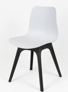 Loftowe krzesło Hexar - białe