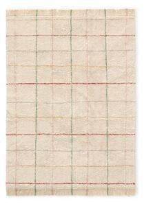Kremowy bawełniany dywan tkany ręcznie odpowiedni do prania 90x130 cm Color Lines – Lorena Canals