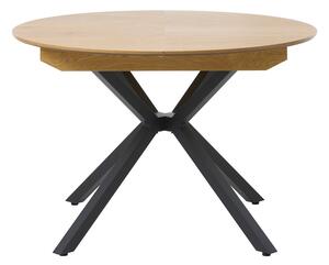 Okrągły rozkładany stół z dodatkowym blatem ø 120 cm Cesura – Unique Furniture