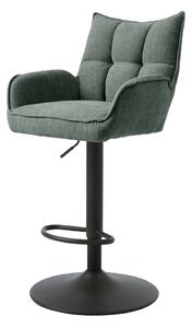 Zielone hokery z regulowaną wysokością zestaw 2 szt. Marilla – Unique Furniture