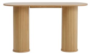 Konsola w naturalnym kolorze 40x130 cm Nola – Unique Furniture