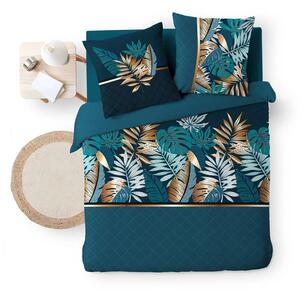 Niebieska bawełniana pościel dwuosobowa 240x220 cm Alianor – douceur d'intérieur