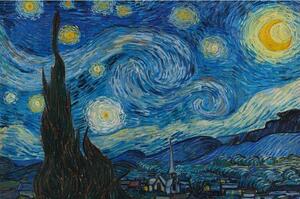 Plakat, Obraz Vincent van Gogh - Gwia dzista noc, (91.5 x 61 cm)