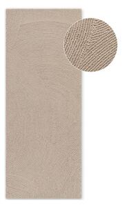 Beżowy wełniany chodnik tkany ręcznie 80x200 cm Calmio – Hanse Home