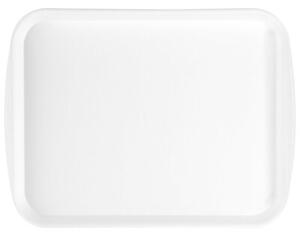 Taca do serwowania plastikowa biała 35,5x27 cm