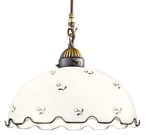 Austrolux Lampa wisząca Nonna Streublume Ø30cm 1-pkt zielona
